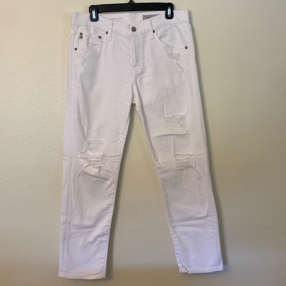 White AG Ex-Boyfriend Slim Jean